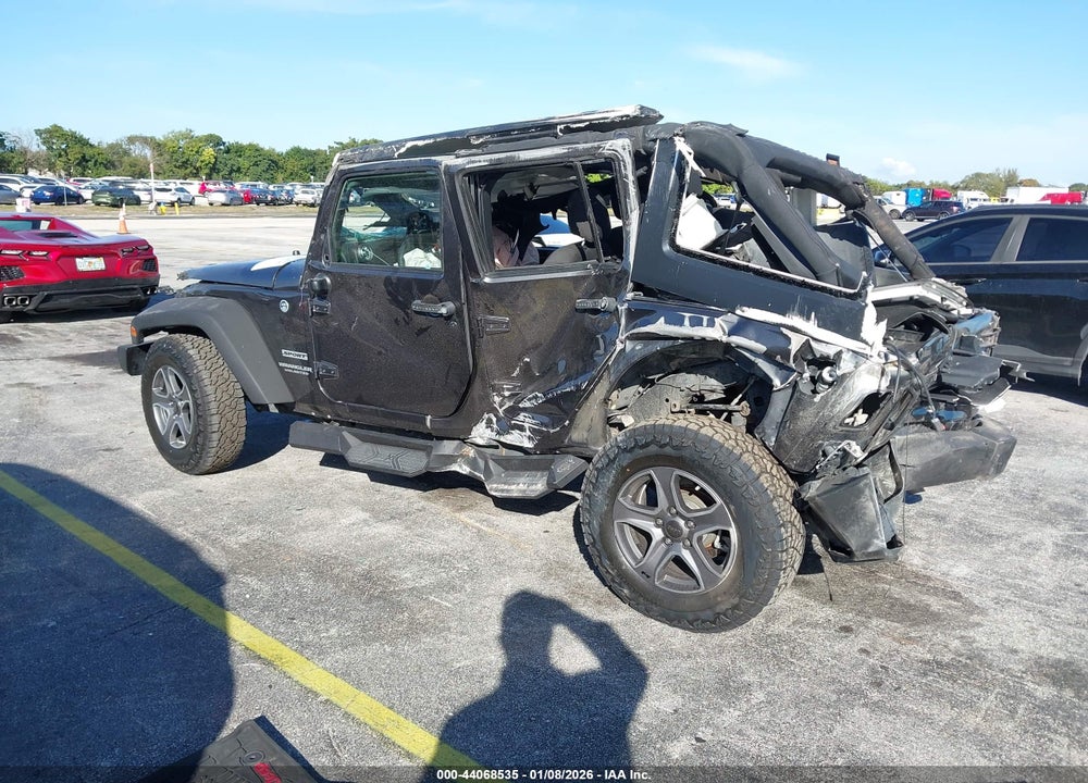 2016 JEEP WRANGLER UNLIMITED SPORT VIN: 1C4BJWDG1GL338452
