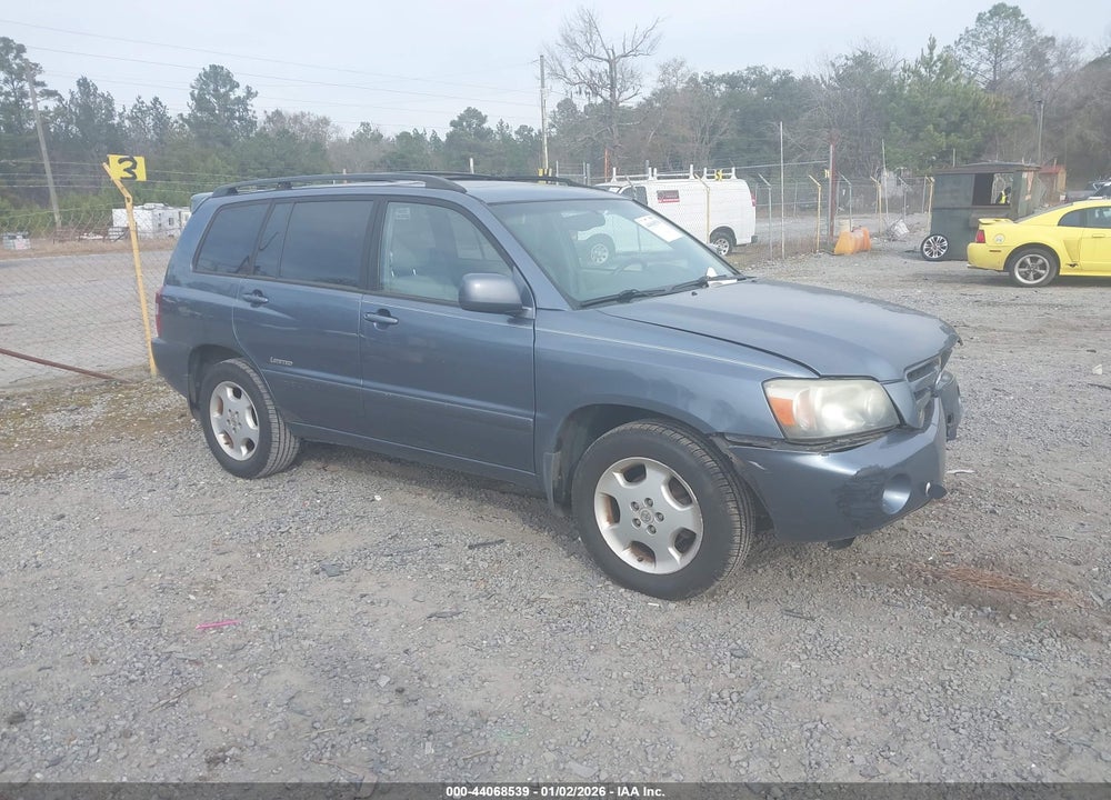 2006 TOYOTA HIGHLANDER LIMITED V6 VIN: JTEDP21A960123252