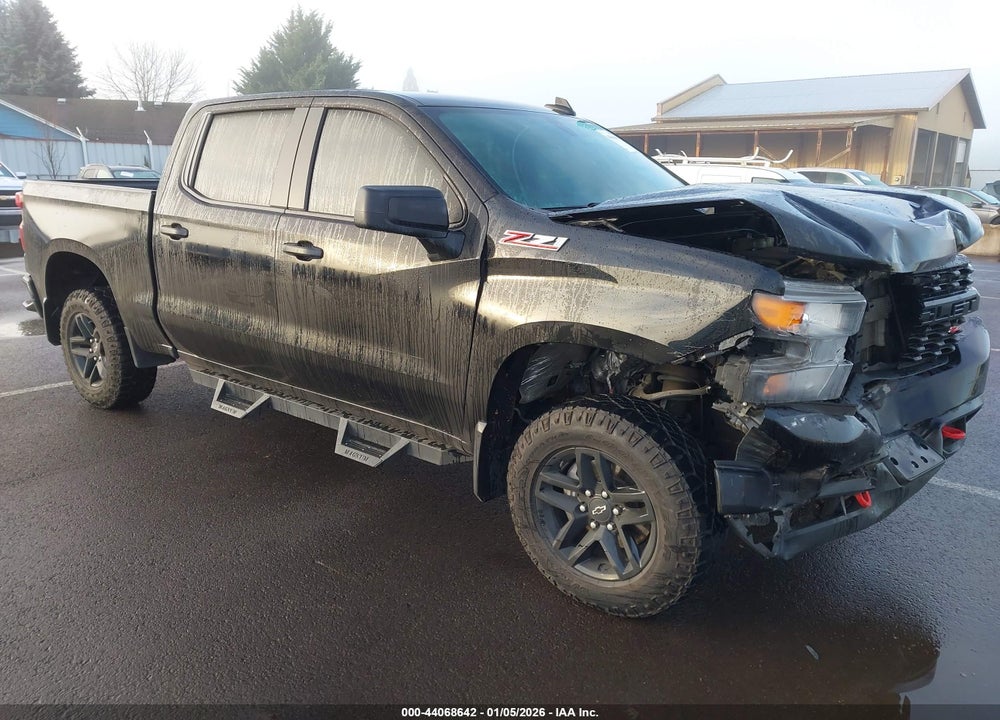 2021 CHEVROLET SILVERADO 1500 4WD  SHORT BED CUSTOM TRAIL BOSS VIN: 1GCPYCEF0MZ236378