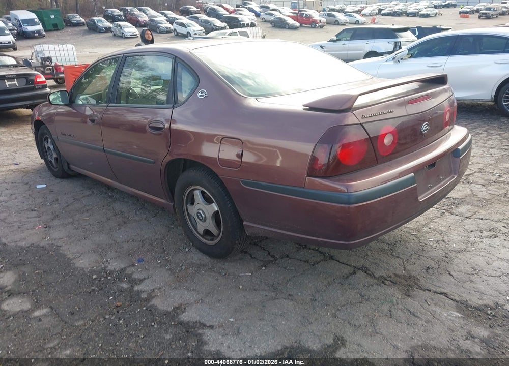 2000 CHEVROLET IMPALA LS VIN: 2G1WH55K7Y9326785