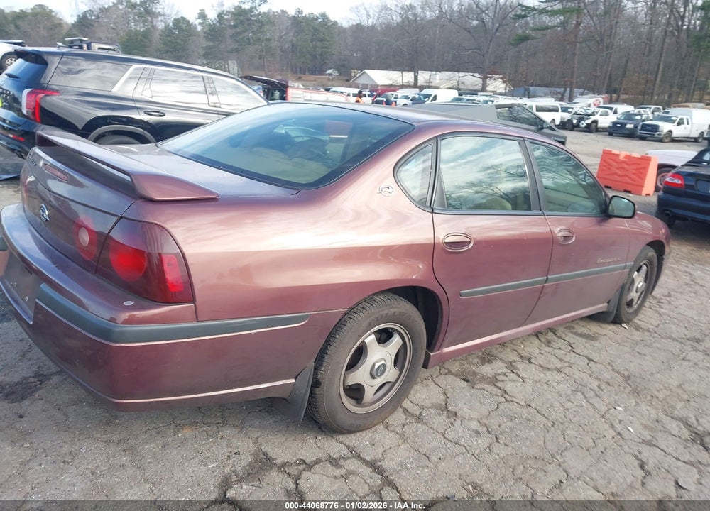 2000 CHEVROLET IMPALA LS VIN: 2G1WH55K7Y9326785