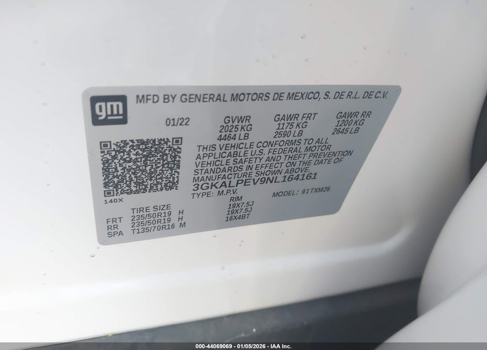 2022 GMC TERRAIN FWD SLT VIN: 3GKALPEV9NL164161
