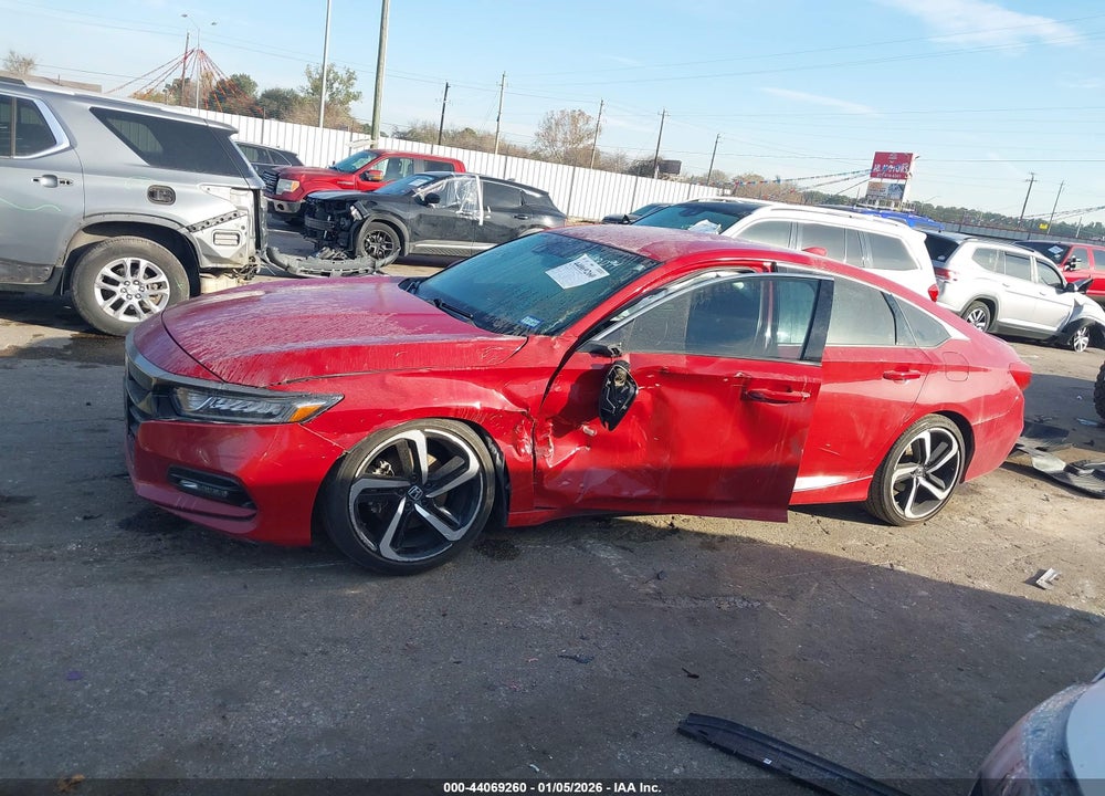 2019 HONDA ACCORD SPORT VIN: 1HGCV1F31KA020990