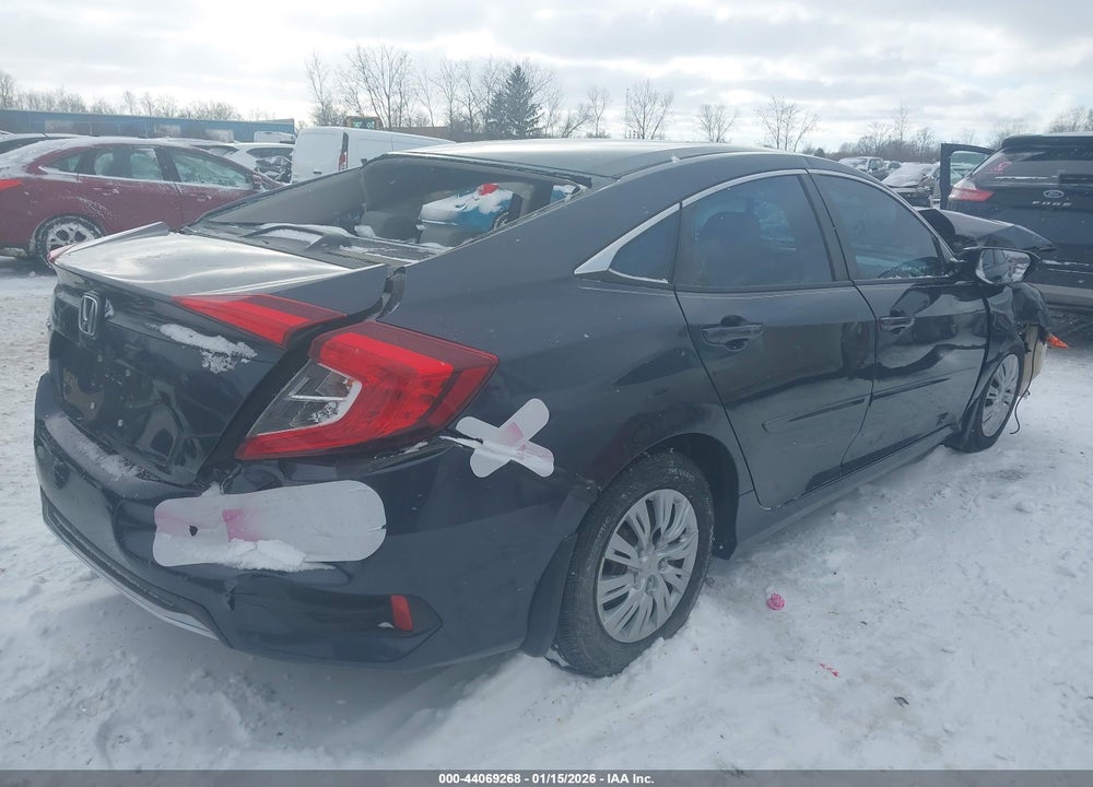 2019 HONDA CIVIC LX VIN: 2HGFC2F65KH599390