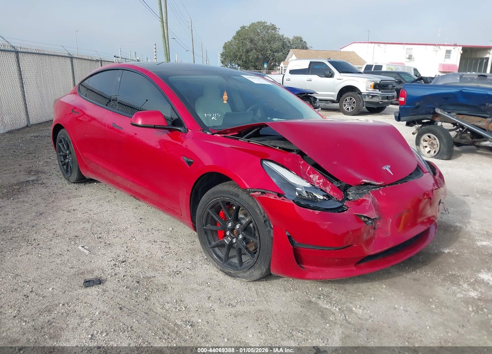 2021 TESLA MODEL 3 LONG RANGE DUAL MOTOR ALL-WHEEL DRIVE VIN: 5YJ3E1EB1MF093164