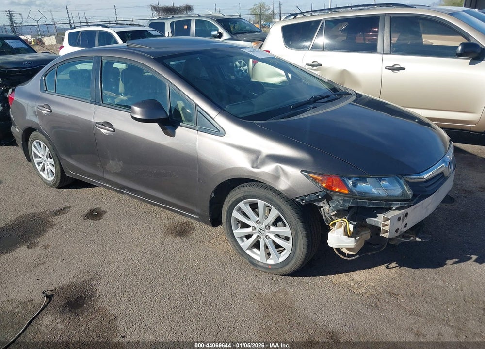 2012 HONDA CIVIC EX-L VIN: 19XFB2F96CE031190