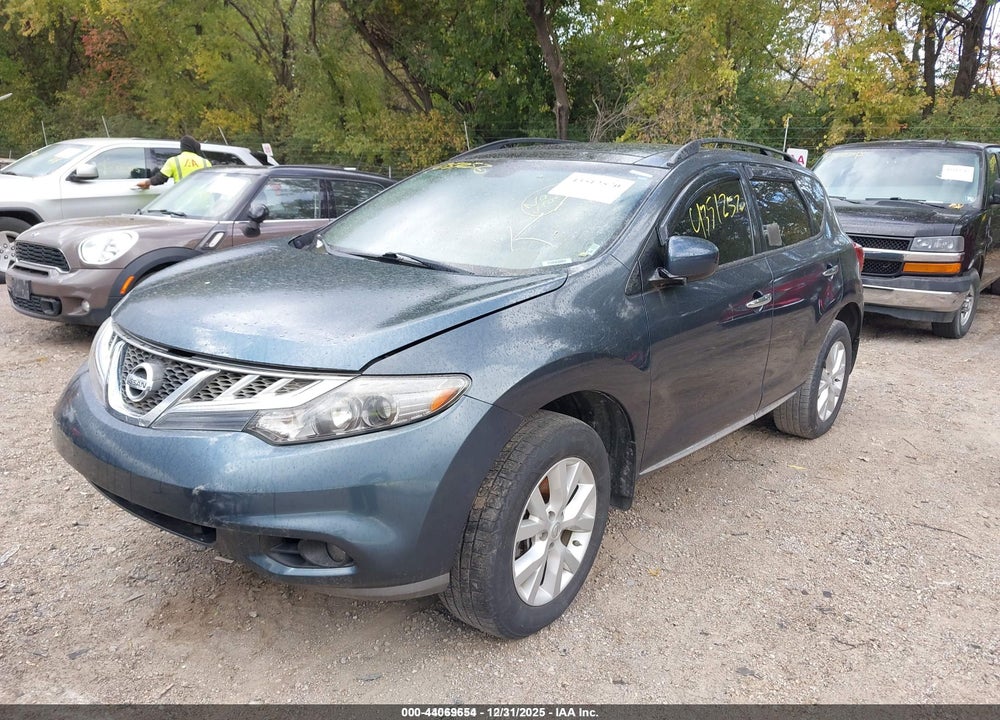 2014 NISSAN MURANO SL VIN: JN8AZ1MW9EW528904