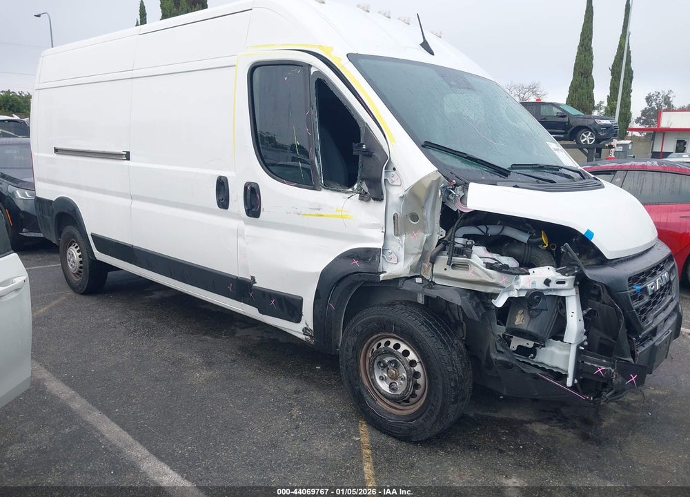 2024 RAM PROMASTER 2500 TRADESMAN HIGH ROOF 159 WB W/PASS SEAT VIN: 3C6LRVDG4RE114425