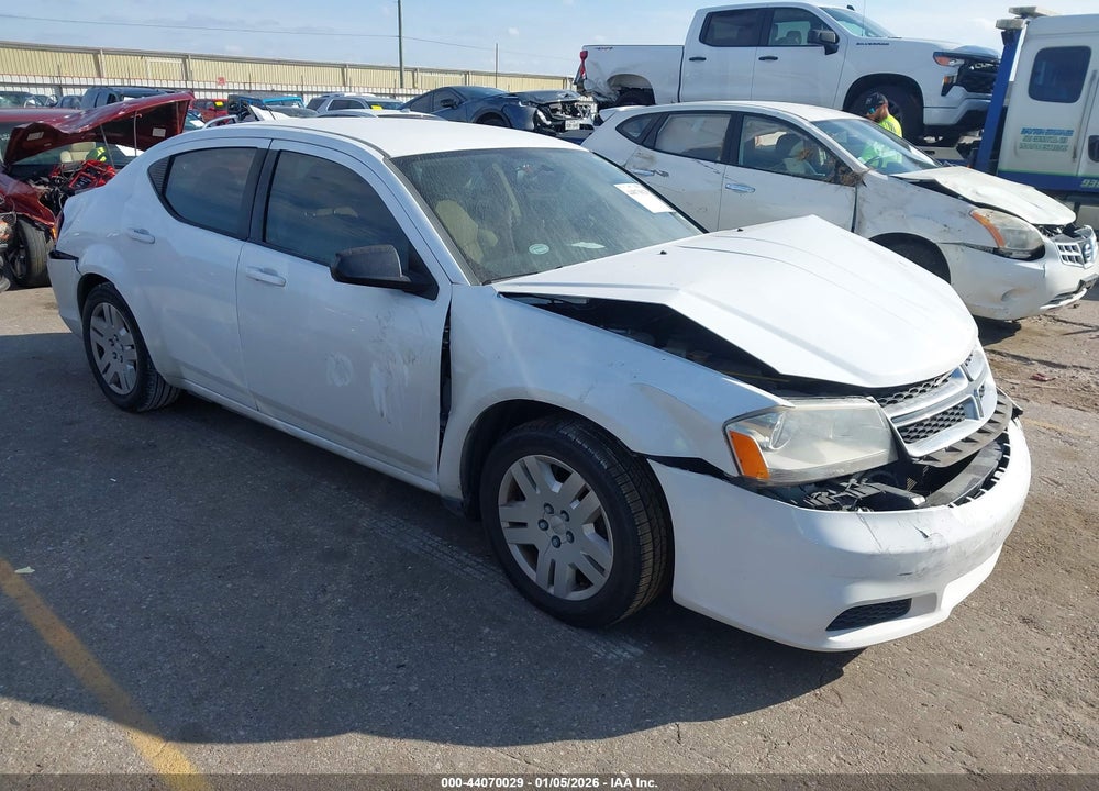 2012 DODGE AVENGER SE VIN: 1C3CDZAB0CN173888