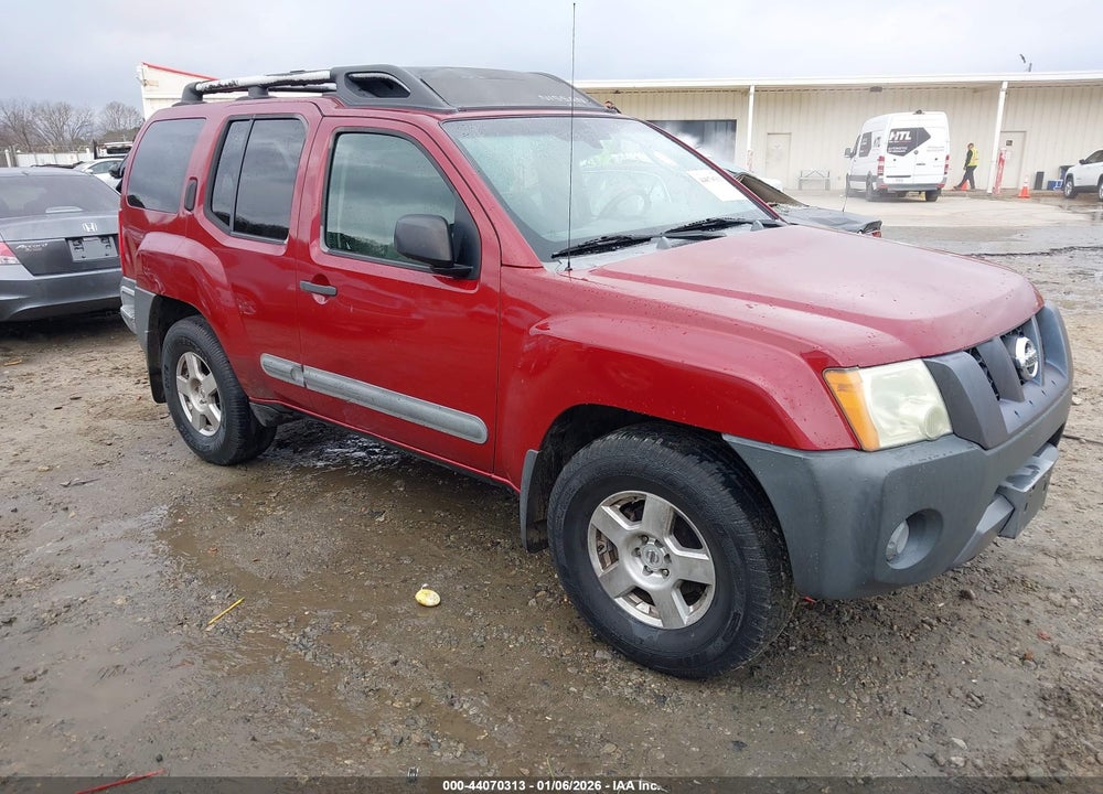 2005 NISSAN XTERRA S VIN: 5N1AN08W35C649503
