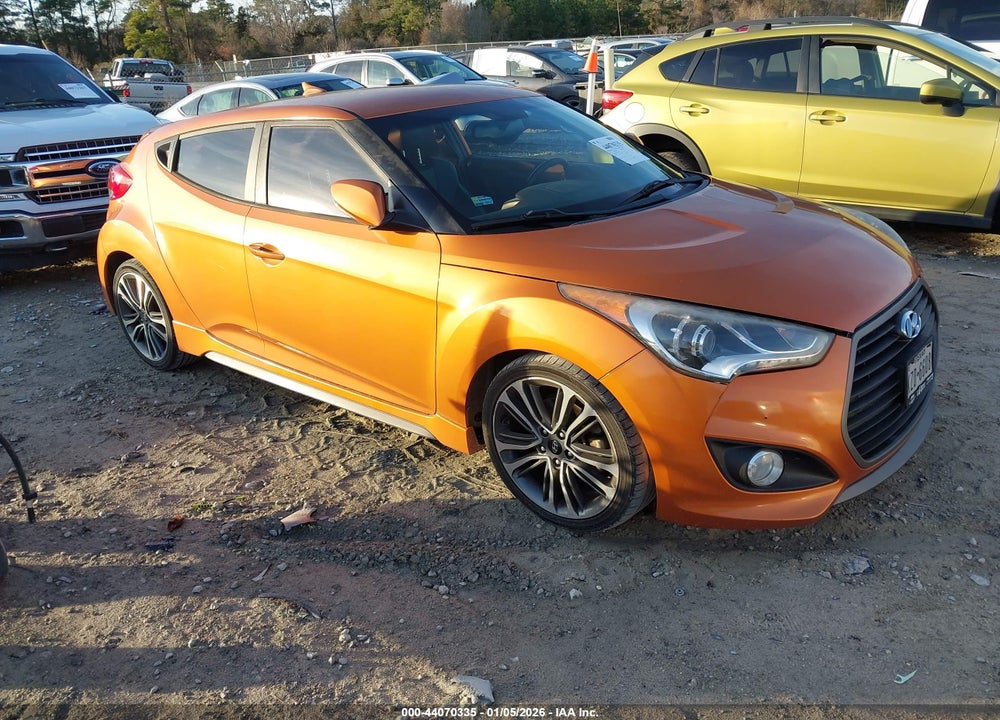 2016 HYUNDAI VELOSTER TURBO VIN: KMHTC6AEXGU300872