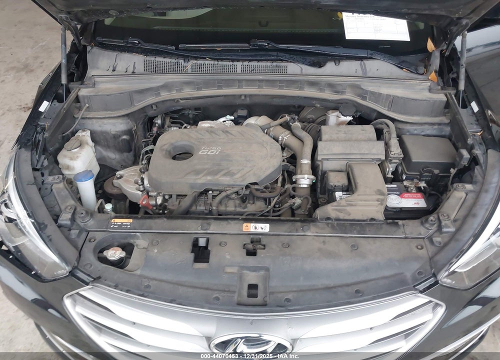 2017 HYUNDAI SANTA FE SPORT 2.0T VIN: 5XYZU4LA3HG486929