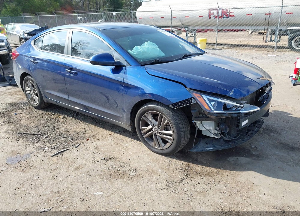 2019 HYUNDAI ELANTRA SEL VIN: 5NPD84LF9KH468140