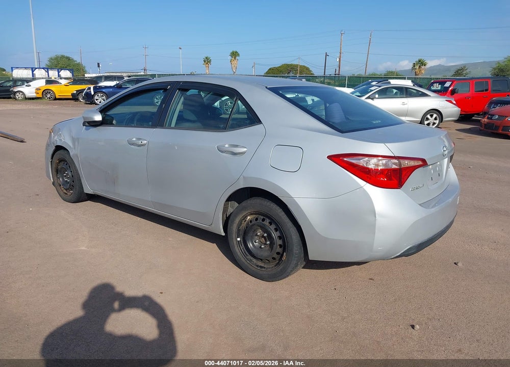 2017 TOYOTA COROLLA LE VIN: 5YFBURHE9HP674361