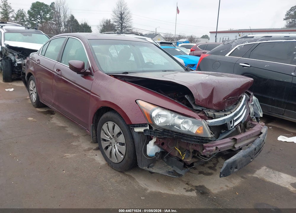 2011 HONDA ACCORD 2.4 LX VIN: 1HGCP2F38BA050519