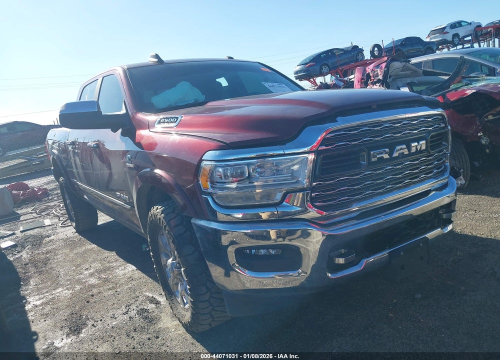 2020 RAM 2500 LIMITED  4X4 6'4 BOX VIN: 3C6UR5SL6LG237000