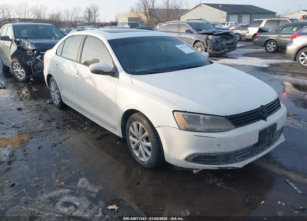 2012 VOLKSWAGEN JETTA 2.5L SE VIN: 3VWDP7AJ8CM341979