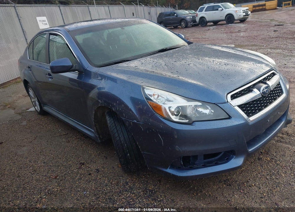 2013 SUBARU LEGACY 2.5I PREMIUM VIN: 4S3BMCC62D3006725