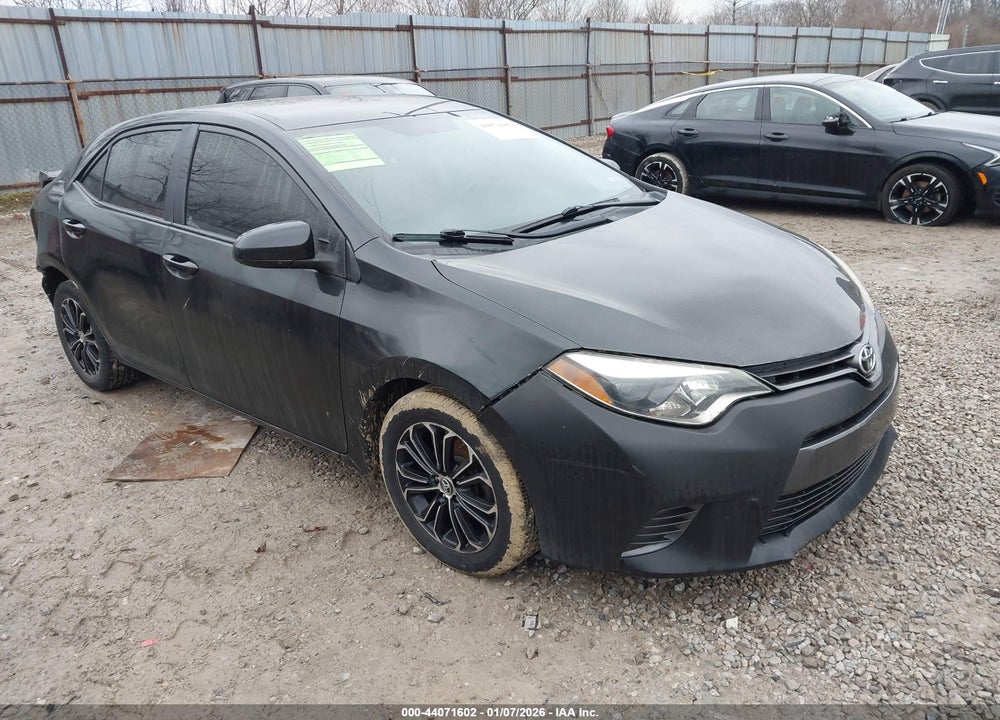 2016 TOYOTA COROLLA LE VIN: 2T1BURHE1GC710381