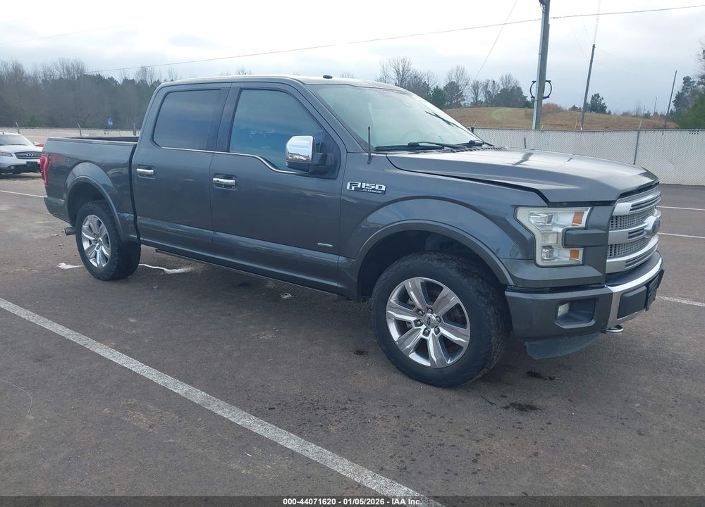 2016 FORD F-150 PLATINUM VIN: 1FTEW1EG7GFC39133