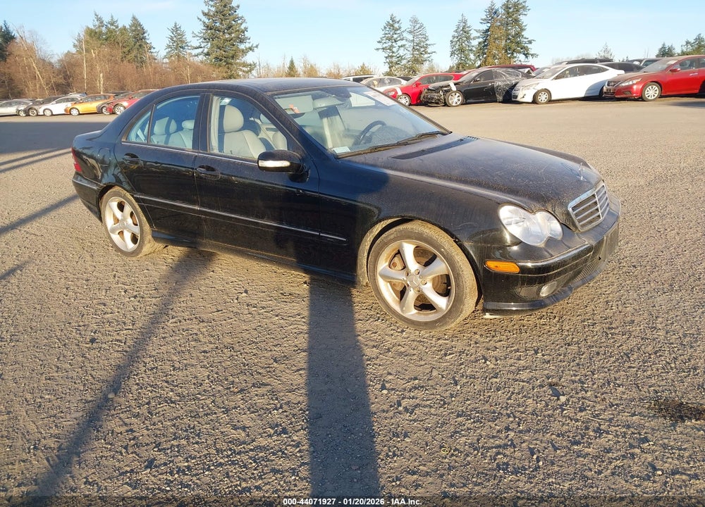 2006 MERCEDES-BENZ C 230 SPORT VIN: WDBRF52H26A835833