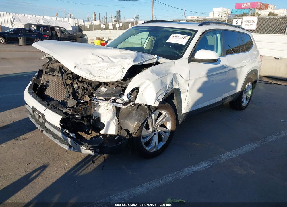2021 VOLKSWAGEN ATLAS 3.6L V6 SE W/TECHNOLOGY VIN: 1V2KR2CA4MC556524