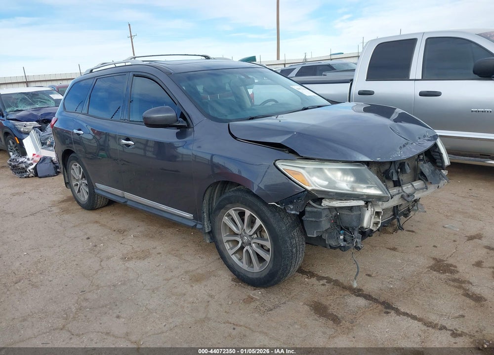 2014 NISSAN PATHFINDER SL VIN: 5N1AR2MN8EC614047
