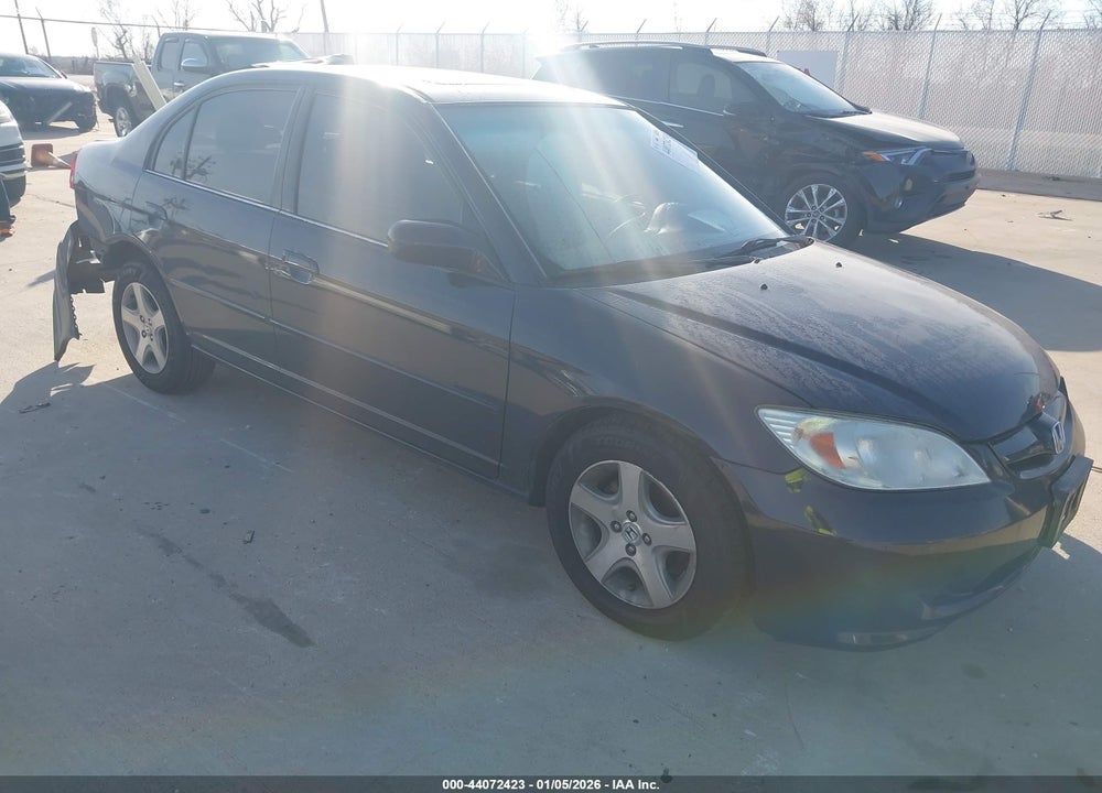 2005 HONDA CIVIC EX VIN: JHMES26725S000754