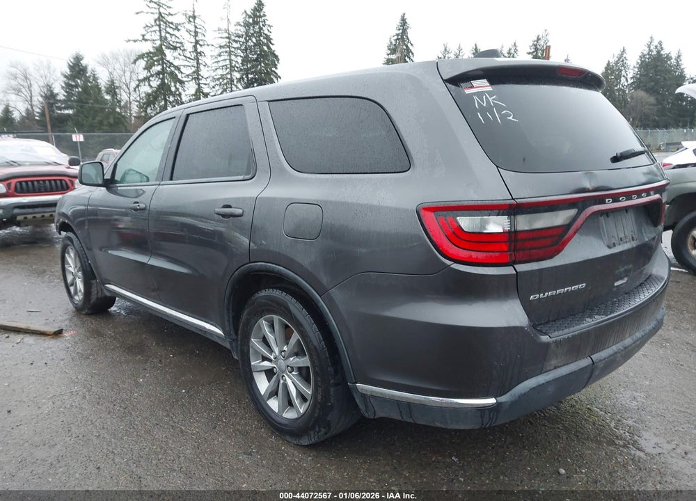 2016 DODGE DURANGO SXT VIN: 1C4RDHAG6GC424412