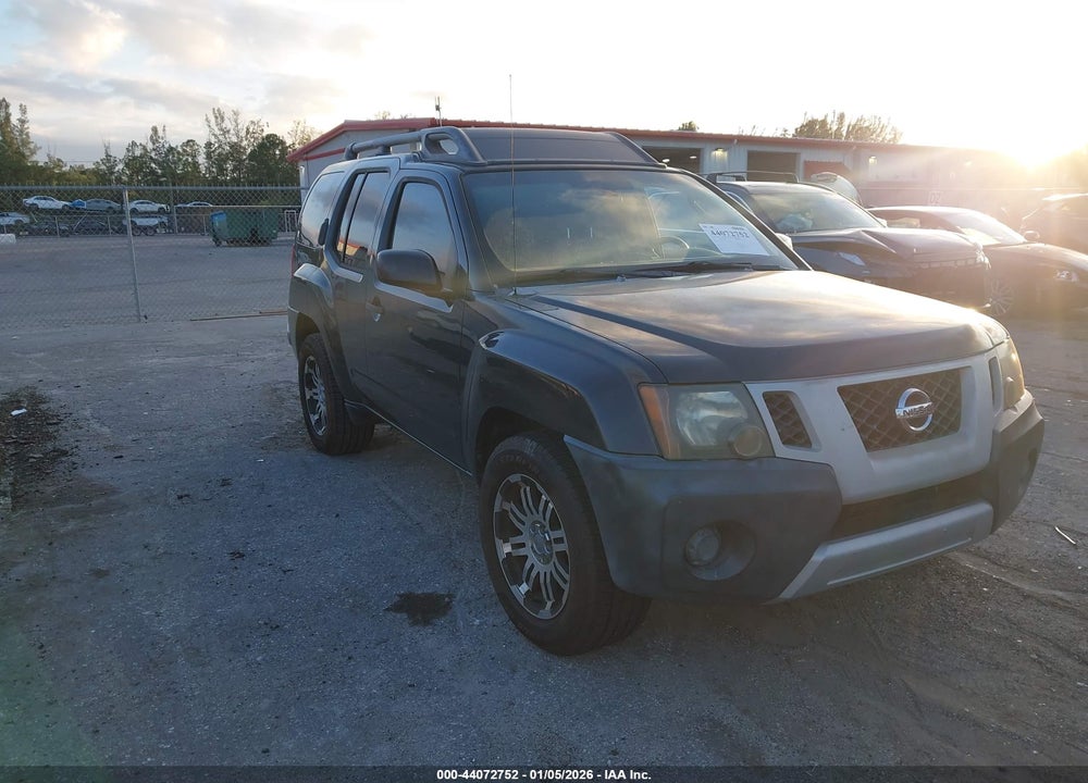 2009 NISSAN XTERRA X VIN: 5N1AN08U09C504567