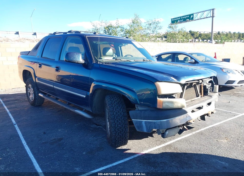 2005 CHEVROLET AVALANCHE 1500 Z71 VIN: 3GNEK12Z15G271368