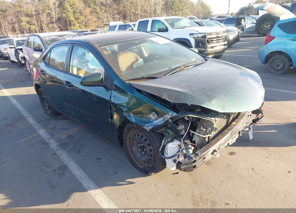 2016 TOYOTA COROLLA LE VIN: 5YFBURHE1GP385036