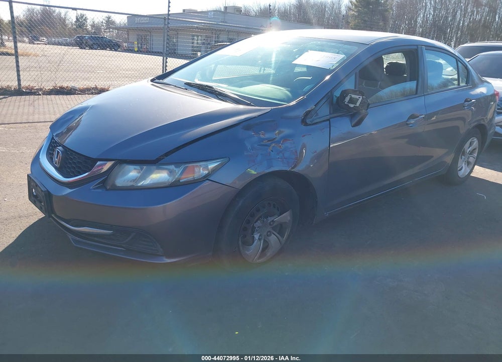 2014 HONDA CIVIC LX VIN: 2HGFB2F51EH534504