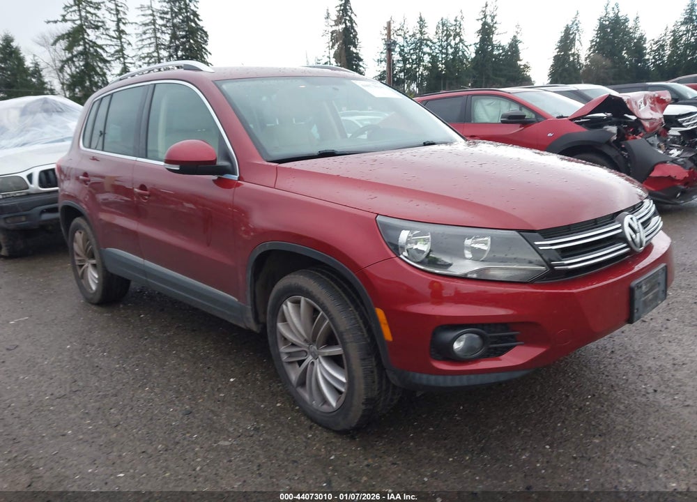 2014 VOLKSWAGEN TIGUAN SEL VIN: WVGBV3AX8EW068702