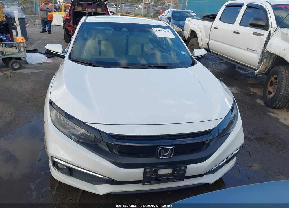 2019 HONDA CIVIC TOURING VIN: 2HGFC3B91KH354916