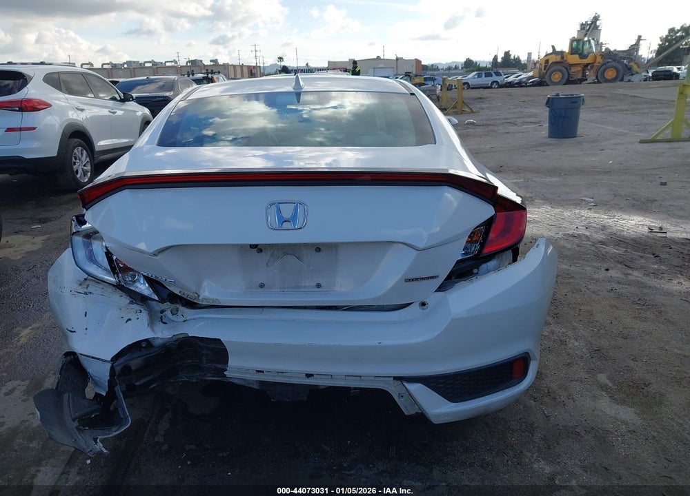 2019 HONDA CIVIC TOURING VIN: 2HGFC3B91KH354916