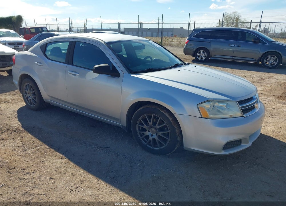 2012 DODGE AVENGER SE VIN: 1C3CDZAB3CN310726