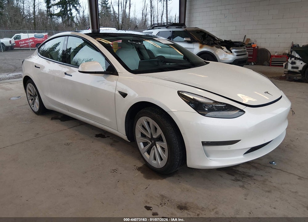 2022 TESLA MODEL 3 LONG RANGE DUAL MOTOR ALL-WHEEL DRIVE VIN: 5YJ3E1EB0NF255318