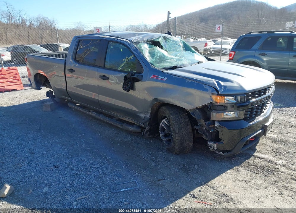 2021 CHEVROLET SILVERADO 1500 CUSTOM TRAIL BOSS VIN: 1GCPYCEF6MZ121316