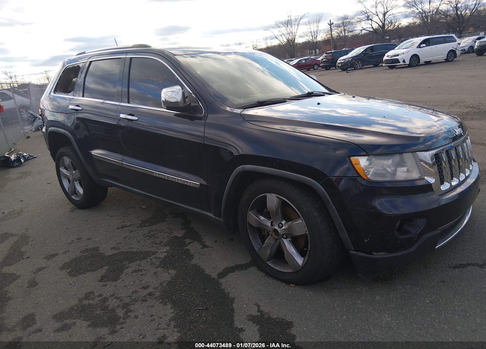 2011 JEEP GRAND CHEROKEE OVERLAND VIN: 1J4RR6GTXBC536045