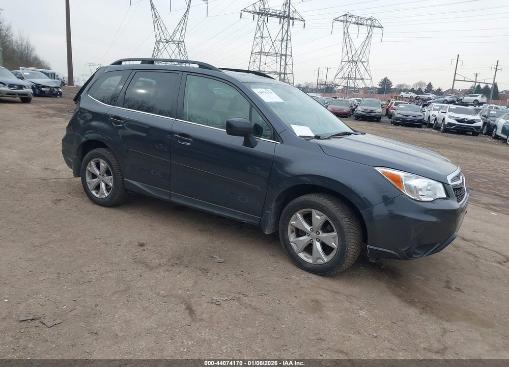 2016 SUBARU FORESTER 2.5I LIMITED VIN: JF2SJARC9GH528612