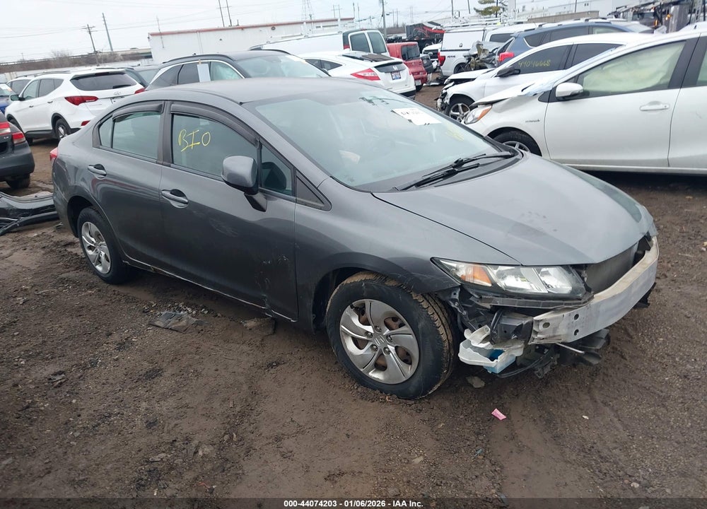 2013 HONDA CIVIC LX VIN: 19XFB2F53DE063240