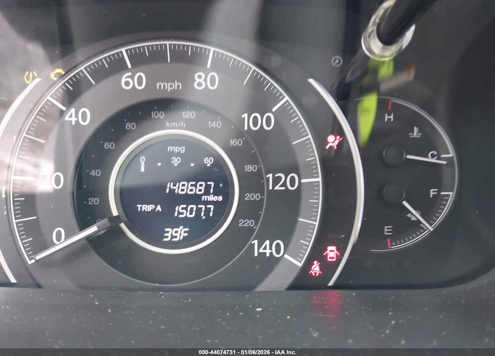 2014 HONDA CR-V EX-L VIN: 5J6RM4H72EL083628