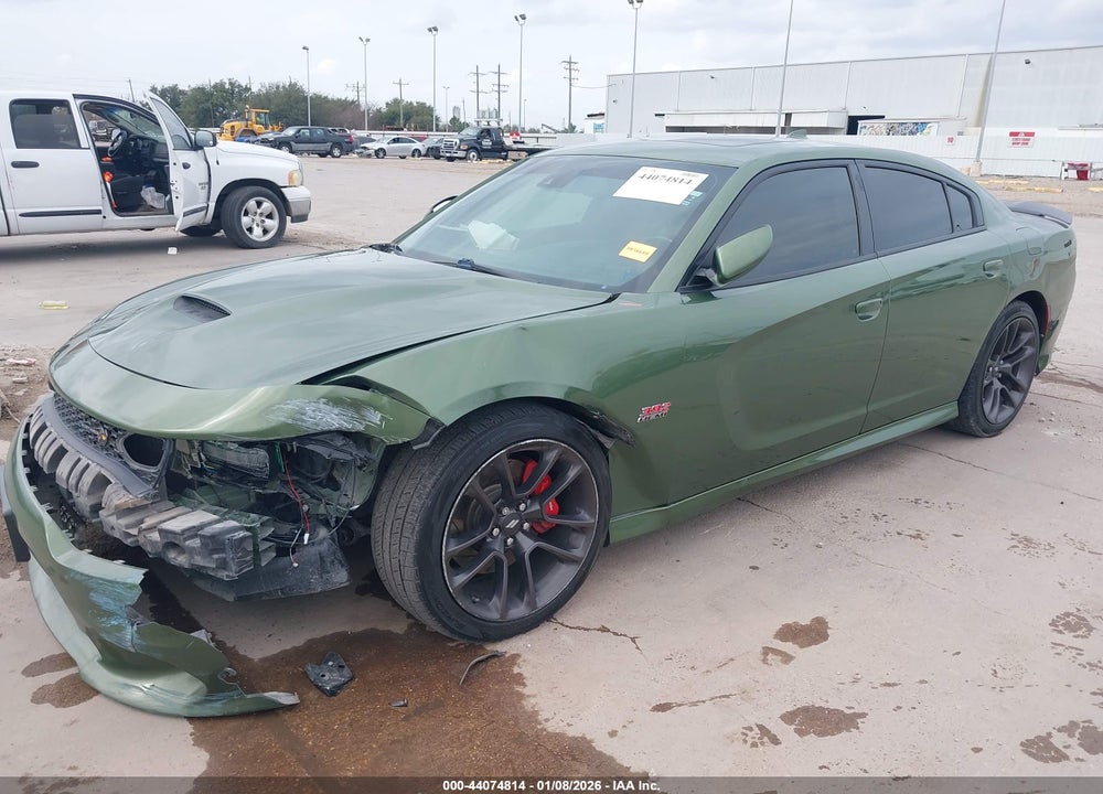 2020 DODGE CHARGER SCAT PACK RWD VIN: 2C3CDXGJXLH114732