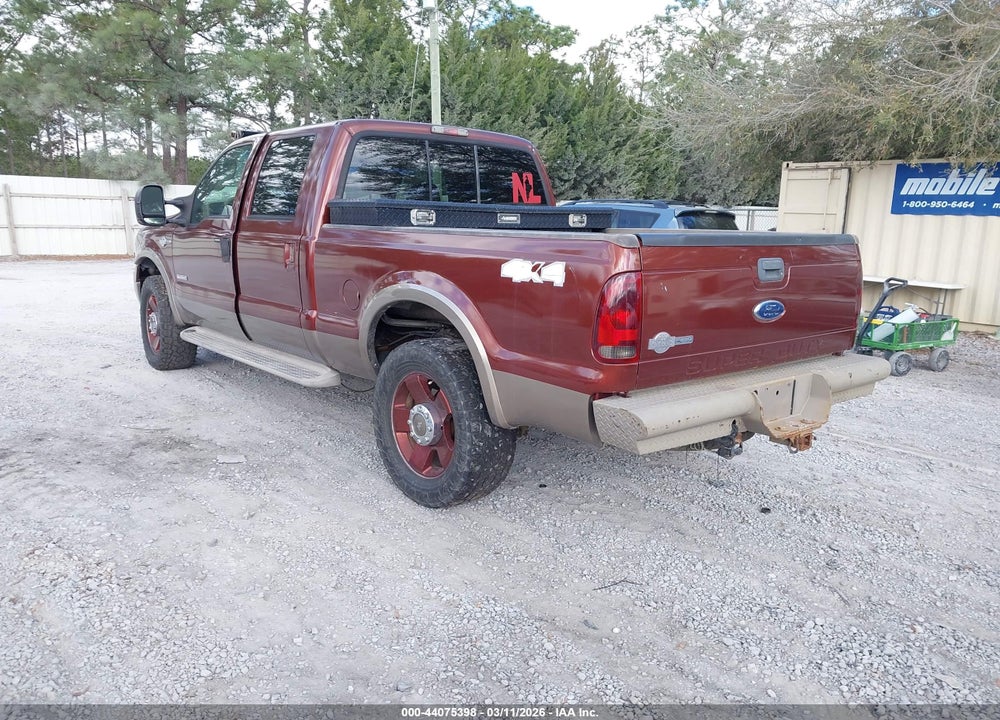 2006 FORD F-250 LARIAT/XL/XLT VIN: 1FTSW21P26EC22503
