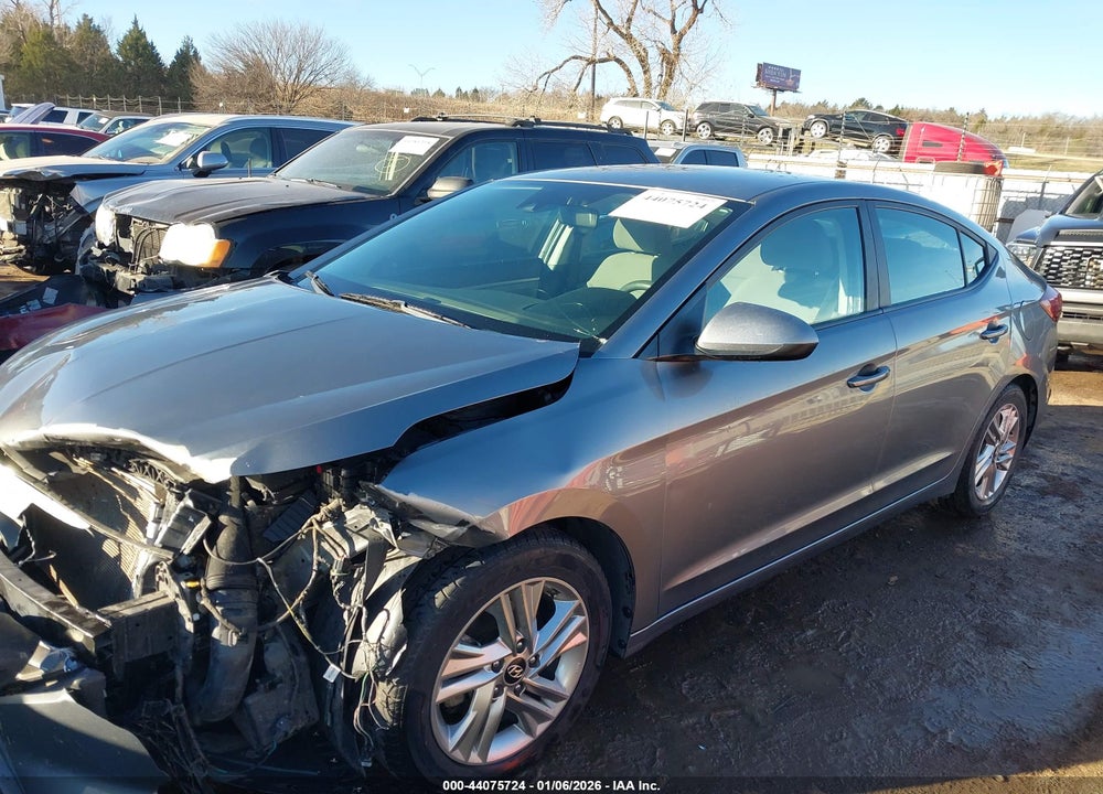 2019 HYUNDAI ELANTRA SEL VIN: KMHD84LF9KU746973