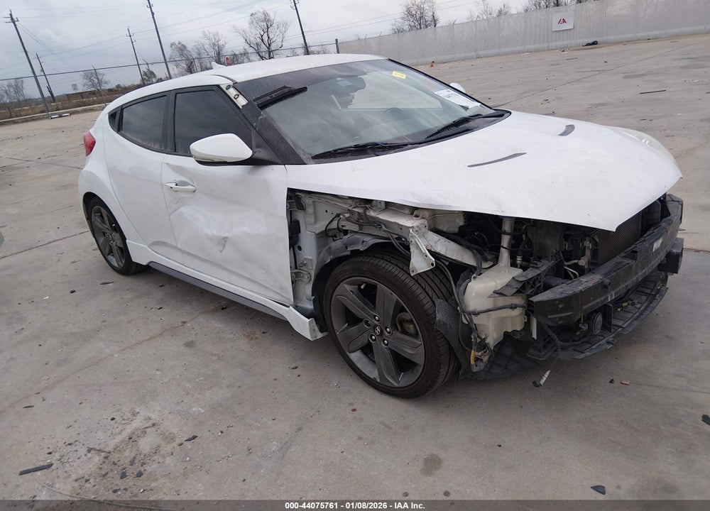 2014 HYUNDAI VELOSTER TURBO W/BLUE VIN: KMHTC6AE3EU206314