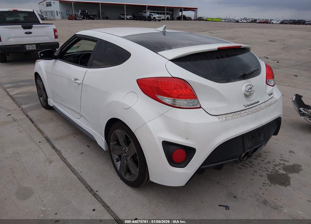 2014 HYUNDAI VELOSTER TURBO W/BLUE VIN: KMHTC6AE3EU206314