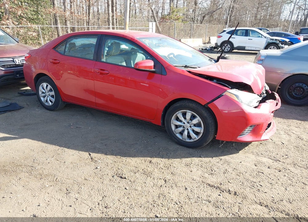 2016 TOYOTA COROLLA LE VIN: 2T1BURHE7GC695661