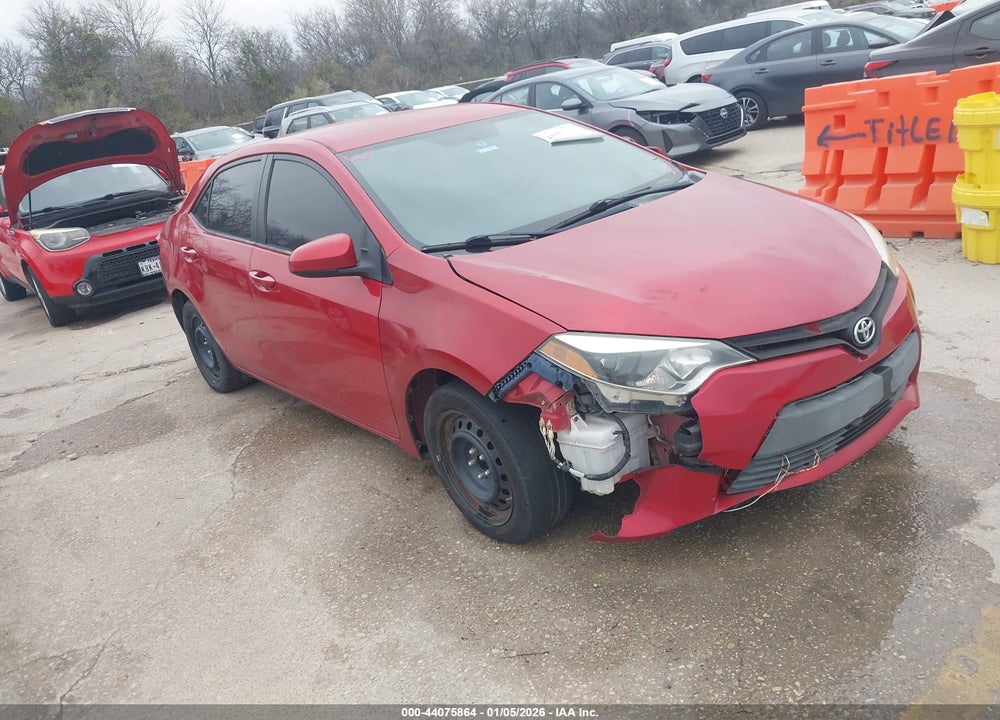 2015 TOYOTA COROLLA LE VIN: 2T1BURHE2FC385593